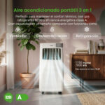 ROINTE Aire acondicionado portátil - ROINTE FIORE, 15 m², Blanco - Imagen 3
