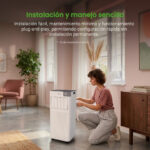 ROINTE Aire acondicionado portátil - ROINTE FIORE, 15 m², Blanco - Imagen 5