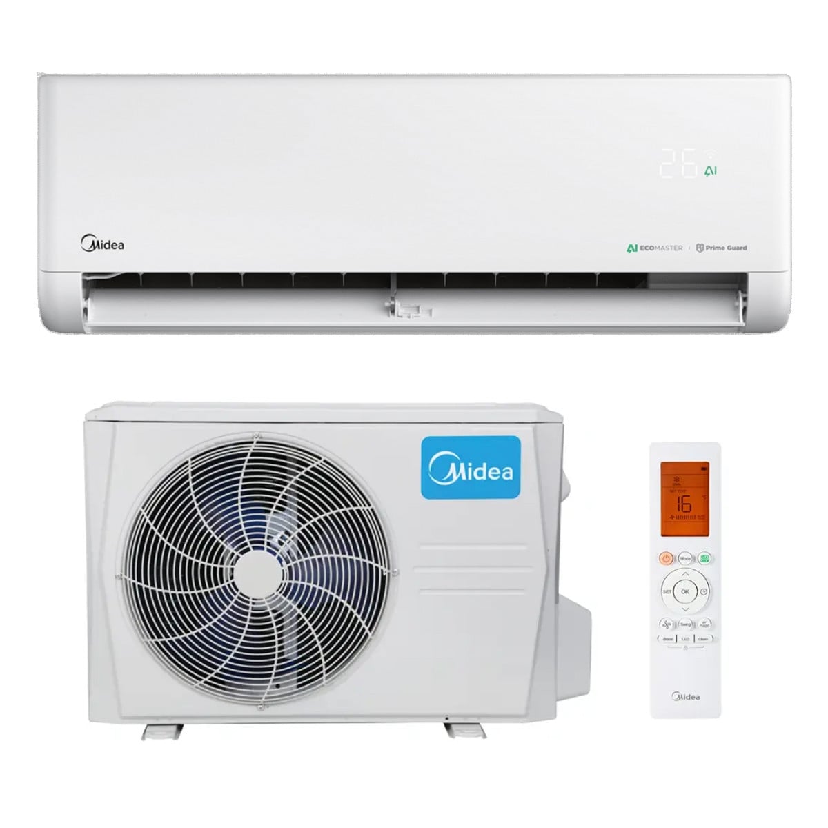 175938461_1 MIDEA Aire acondicionado Split 1x1 - MIDEA Solunar 35(12)N8, Función Inverter, Blanco - Imagen 1