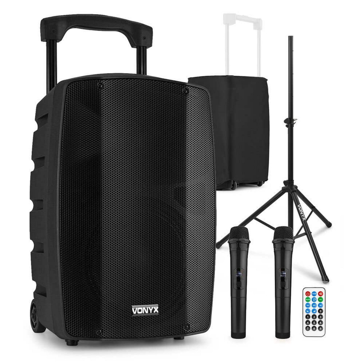 176040890_1 VONYX Altavoz de gran potencia - VONYX VSP200, Bluetooth, Black - Imagen 1