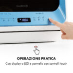 Lavavajillas compacto - KLARSTEIN Amazonia Mini, 6 programas, 42 cm, Negro - Imagen 3