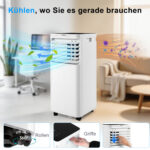 ZMH Aire acondicionado portátil - ZMH YDKT66001169, 20 m², Blanco - Imagen 5