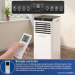 ERIKSSØN Aire acondicionado portátil - ERIKSSØN Silent Comfort Series Mobile Air conditioner blanco, 30 m², 61 dB(A), Blanco - Imagen 4