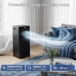 ERIKSSØN Aire acondicionado portátil - ERIKSSØN Silent Comfort Series Mobile Air conditioner Negro, 30 m², 61 dB(A), Negro - Imagen 3