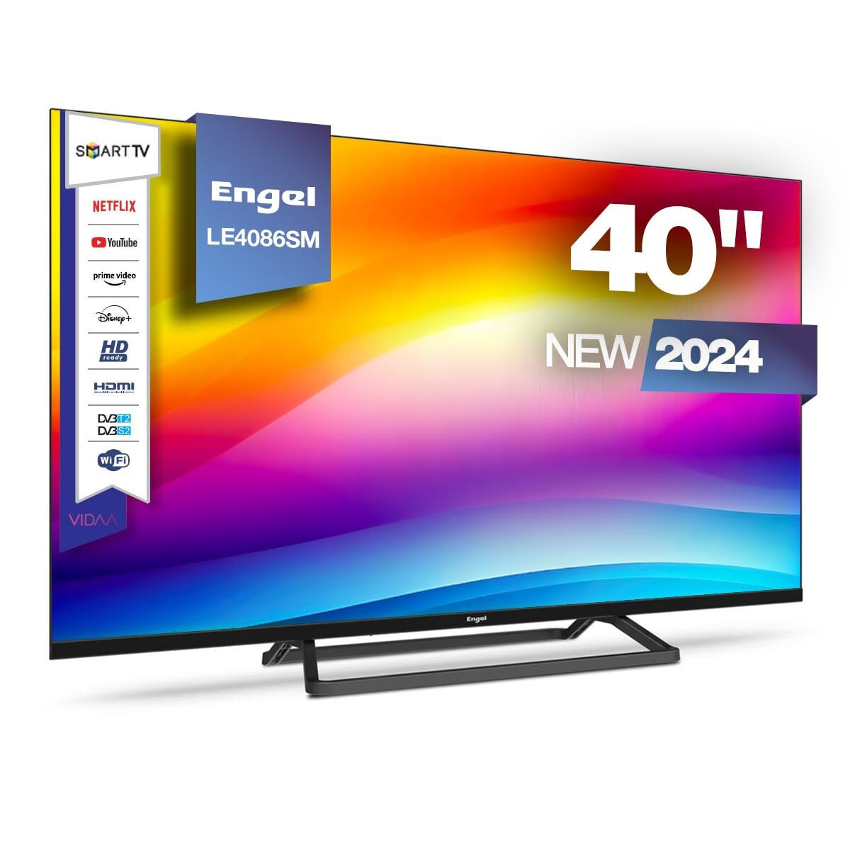 176200485_1 LED TV - ENGEL LE4086SM, Full-HD, Smart TV, Black - Imagen 1