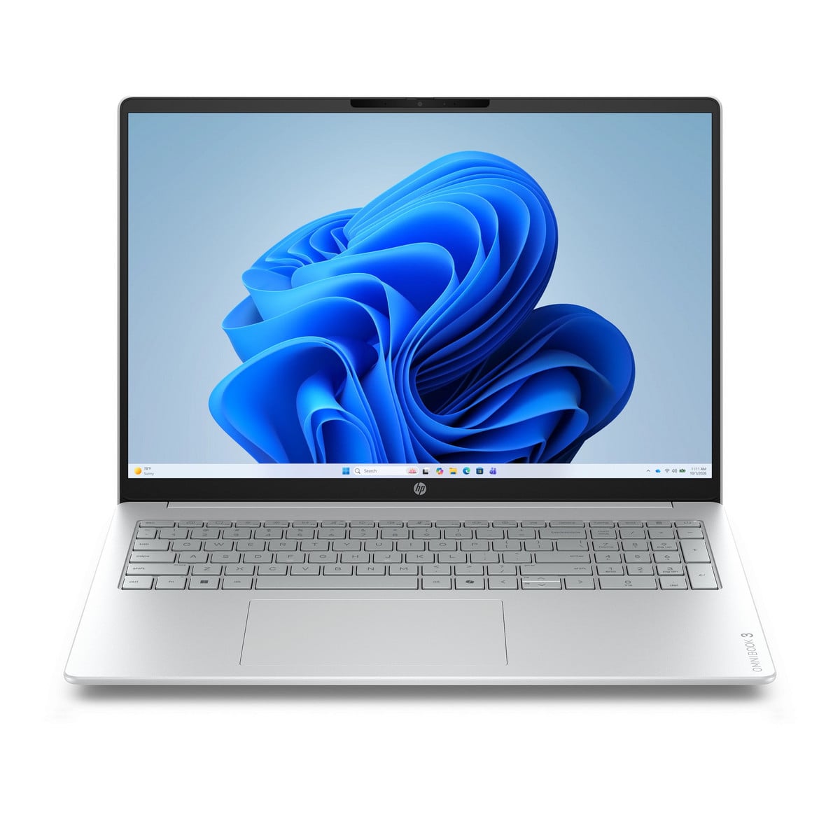 176214579_1 USB PD Portátil - HP OmniBook 3 16-bu0087ns, 16 " 2K, Intel Core 7 150U, 8 GB RAM, 512 GB SSD, Core™ Onboard Graphics, Windows 11 Home, Cubierta y mar - Imagen 1