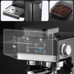 DAM Cafetera express - DAM DMBC0021C00, , 1350 W, Negro - Imagen 4