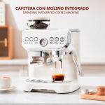 DAM Cafetera express - DAM DMBB0125C01, , 1450 W, Blanco - Imagen 2