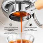 DAM Cafetera express - DAM DMBB0125C01, , 1450 W, Blanco - Imagen 3