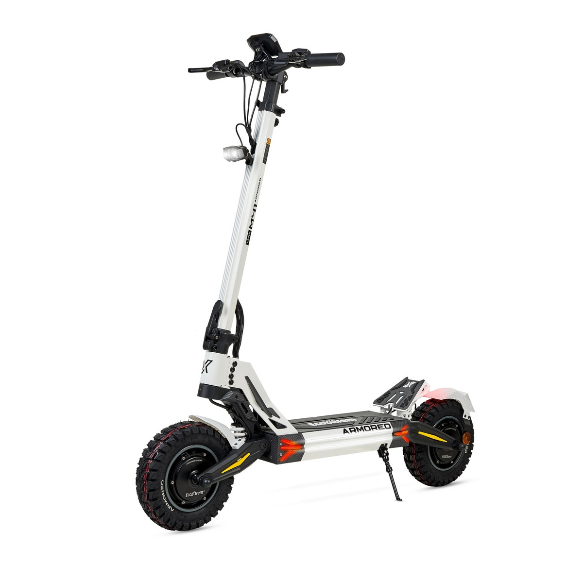 176325880_1 ECOXTREM Patinete eléctrico - ECOXTREM M41 Armored Dual LR, Pot. máx. 3200 W, Carga máx. 120 kg, 85 km autonomía, 24000 mAh, Blanco - Imagen 1