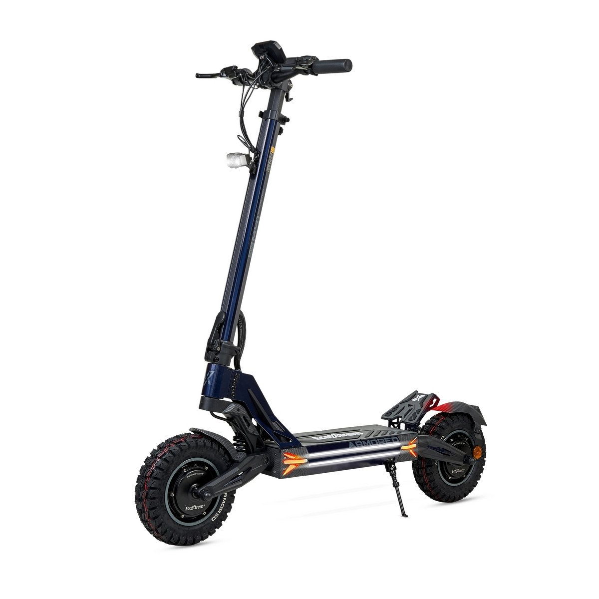 176325881_1 ECOXTREM Patinete eléctrico - ECOXTREM M41 Armored Dual LR, Pot. máx. 3200 W, Carga máx. 120 kg, 85 km autonomía, 24000 mAh, Azul Marino - Imagen 1