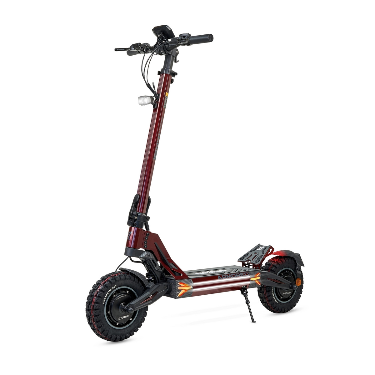 176325886_1 ECOXTREM Patinete eléctrico - ECOXTREM M41 Armored Dual LR, Pot. máx. 3200 W, Carga máx. 120 kg, 85 km autonomía, 24000 mAh, Rojo Sangre - Imagen 1