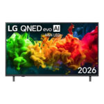 TV Mini LED 43" - LG 43QNED81B6C.AEU, UHD 4K, Procesador Inteligente α7 AI Processor 4K Gen9, Smart TV, DVB-T2 (H.265), Black