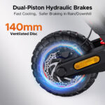 ENGWE Patinete Eléctrico - ENGWE Y1000, Carga máx. 120 kg, Negro - Imagen 5