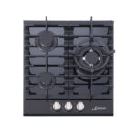 KAISER Placa de gas - KAISER KCG 4384, 3 zonas, 45 cm, Negro