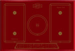 KAISER Placa de inducción - KAISER 95081437, 5 zonas, 770 mm, Rojo