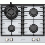 KAISER Placa de gas - KAISER 95810082, 4 zonas, LPG (Propane/Butane), 58 cm, Blanco