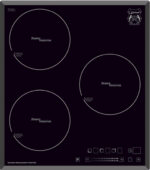 KAISER Placa de vitrocerámica - KAISER KCT 4746 FI, 3 zonas, 45 cm, Negro