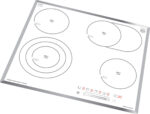 KAISER Placa de vitrocerámica - KAISER KCT 6715 F W Ara, 4 zonas, 590 mm, Glaskeramik - Imagen 2