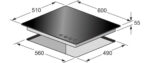 KAISER Placa de gas - KAISER 95810716, 4 zonas, 51 cm, Negro - Imagen 4