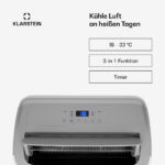 Aire acondicionado portátil - KLARSTEIN Grandbreeze Eco 12K, 12000 fg/h, 59 m², 64 dB(A), Blanco - Imagen 2