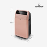 Aire acondicionado portátil - KLARSTEIN Metrobreeze New York Smart 12k, 12000 fg/h, 59 m², 50 dB(A), Oro Rosa - Imagen 7