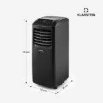 KLARSTEIN Aire acondicionado portátil - KLARSTEIN Pure Blizzard Smart, 9000 fg/h, 44 m², 50 dB(A), Negro - Imagen 7