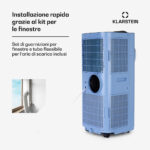 Aire acondicionado portátil - KLARSTEIN Kraftwerk Smart, 10000 fg/h, 49 m², 50 dB(A), Azul - Imagen 8