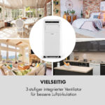 Aire acondicionado portátil - KLARSTEIN Metrobreeze Rom, 10000 fg/h, 49 m², 50 dB(A), Blanco - Imagen 8