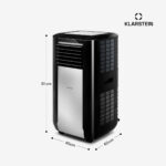 KLARSTEIN Aire acondicionado portátil - KLARSTEIN Max Breeze Smart, 15000 fg/h, 95 m², 65 dB(A), Negro - Imagen 7