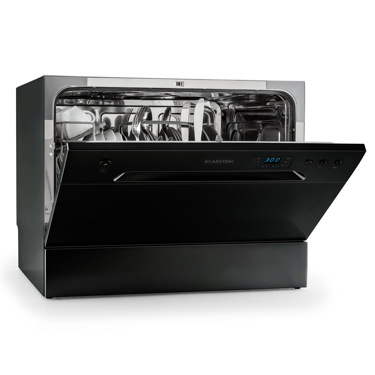 86320886_1 KLARSTEIN Lavavajillas compacto - KLARSTEIN Amazonia 6, 6 servicios, 6 programas, 550 mm, Negro - Imagen 1