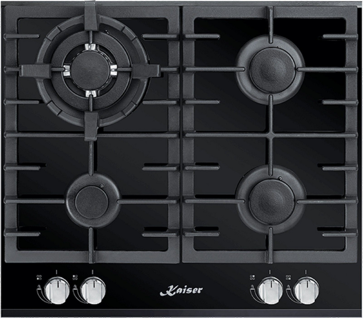 86646515_1 KAISER Placa de gas - KAISER EH 6326 SP, 4 zonas, 58 cm, Negro - Imagen 1