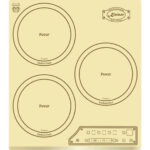 KAISER Placa de gas - KAISER KCG 6380, 3 zonas, 45 cm, Negro