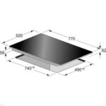 KAISER Placa de vitrocerámica - KAISER EH 6326 SP, 5 zonas, 77 cm, Negro - Imagen 4