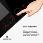 KLARSTEIN Placa de inducción - KLARSTEIN Delicatessa 60 Hybrid, 4 zonas, 59 cm, Negro - Imagen 5