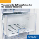 Congelador vertical - EXQUISIT GS27-H-280E weiss, 232 l, 1630 mm, Blanco - Imagen 6