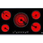 TEKA Placa Vitrocerámica - TEKA TR 951, 5 zonas, 900 mm, Negro