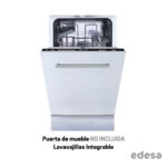 EDESA Lavavajillas integrable 45 cm - EDESA EDB4610I, 14 servicios, 5 programas, 44,8 cm - Imagen 3