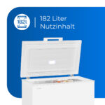 Congelador horizontal - EXQUISIT 811420301, 182 l, 842 mm, Blanco - Imagen 3