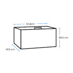 Congelador horizontal - EXQUISIT GT100-010E, 95 l, 854 mm, Blanco,Entrega en Domicilio - Imagen 6