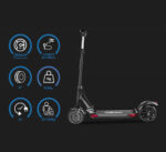 URBANGLIDE Patinete eléctrico - URBANGLIDE Go Ride 80 PRO Patinete eléctrico 350W - 6Ah -8", Pot. máx. 350 W, Carga máx. 100 kg, Negro - Imagen 3