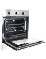 ALPHA Horno - ALPHA Horno de Gas NEPTUNO LUX GAS, Integrado + Libre instalación, Esmalte fácil de limpiar, 62 l, 60 cm, Negro - Imagen 3