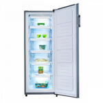 Congelador vertical - INFINITON CV-14N38, 143,5 cm, Inox - Imagen 2