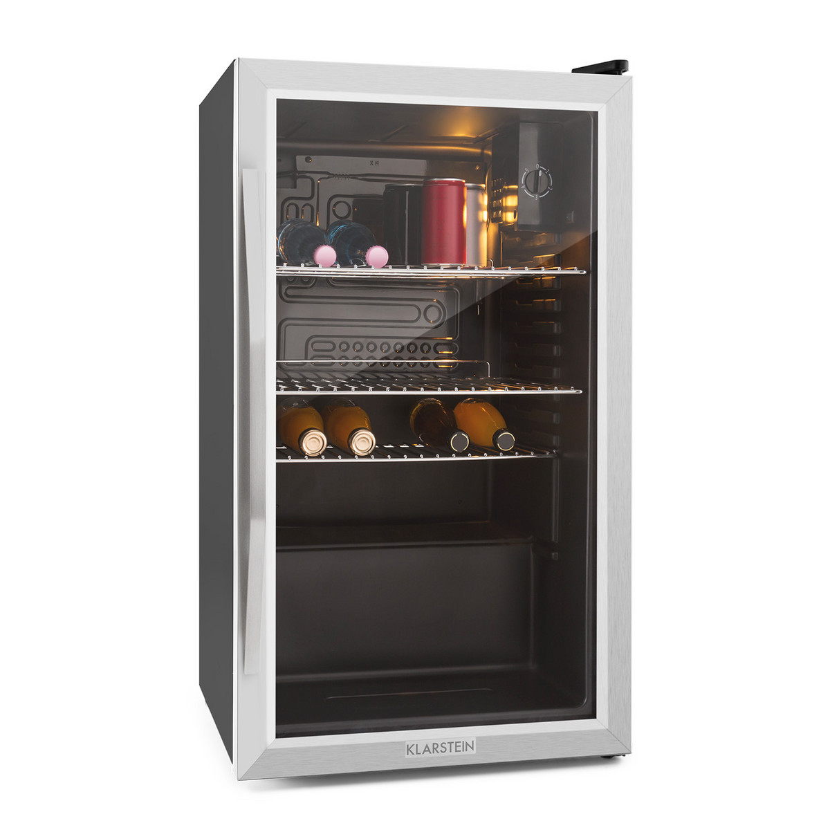 93740277_1 Nevera pequeña - KLARSTEIN Beersafe XXL, Altura 830 mm, Acero Inoxidable - Imagen 1