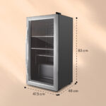 Nevera pequeña - KLARSTEIN Beersafe XXL, Altura 830 mm, Acero Inoxidable - Imagen 5