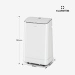 Aire acondicionado portátil - KLARSTEIN Iceblock, 12000 fg/h, 3 velocidades, 59 m², 50 dB(A), Blanco - Imagen 7