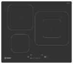INDESIT Placa de vitrocerámica - INDESIT IS 55Q60 NE, 3 zonas, 590 mm, Negro