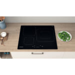INDESIT Placa de vitrocerámica - INDESIT IS 55Q60 NE, 3 zonas, 590 mm, Negro - Imagen 5