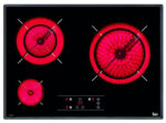 TEKA Placa de vitrocerámica - TEKA TR 5300, 3 zonas, 600 mm, Negro