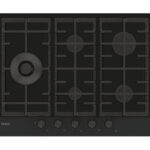 Placa de vitrocerámica - HAIER HAVG7WL4HB, 5 zonas, 745 mm, Negro